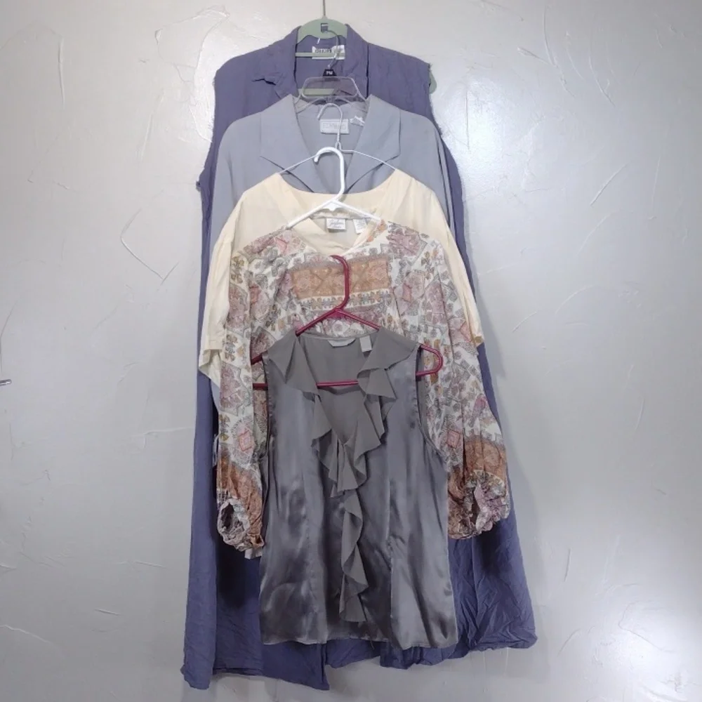 Upcycle Challenge 5 Silk Tops Bundle